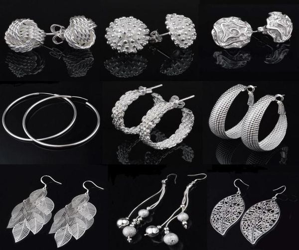 

grade silver stud earrings special offer drop chandelier earrings for women girl party jewelry whole ship 006440108, Golden;silver