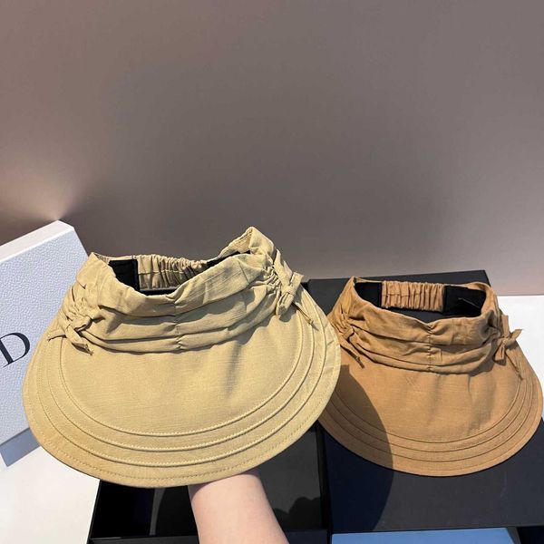 

designer golf cap brand japanese design bowknot with large eaves full coverage sun protection open hat outdoor leisure light luxury cotton l, Blue;gray