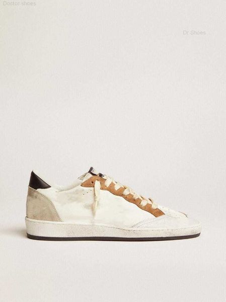 

high small dirty shoes designer luxury italian retro handmade ball star sneakers with tobacco-colored suede star and black leather heel