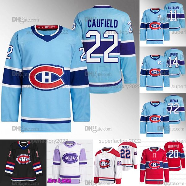 

montreal canadiens jersey cole caufield xhekaj nick suzuki kirby juraj slafkovsky brendan gallagher arber dach carey price jonathan kovacevi, Black;red