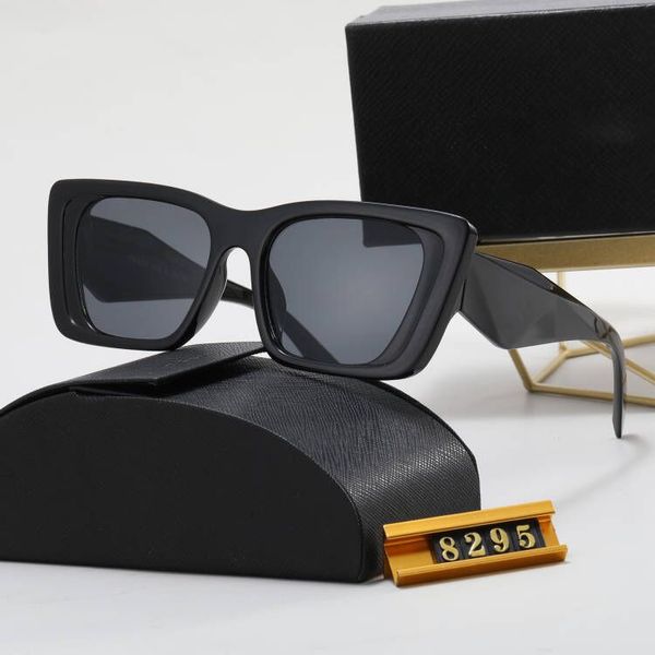 

2023 designers sunglasses men women uv400 square polarized polaroid lens sun glasses lady fashion pilot driving outdoor sports travel beach, White;black