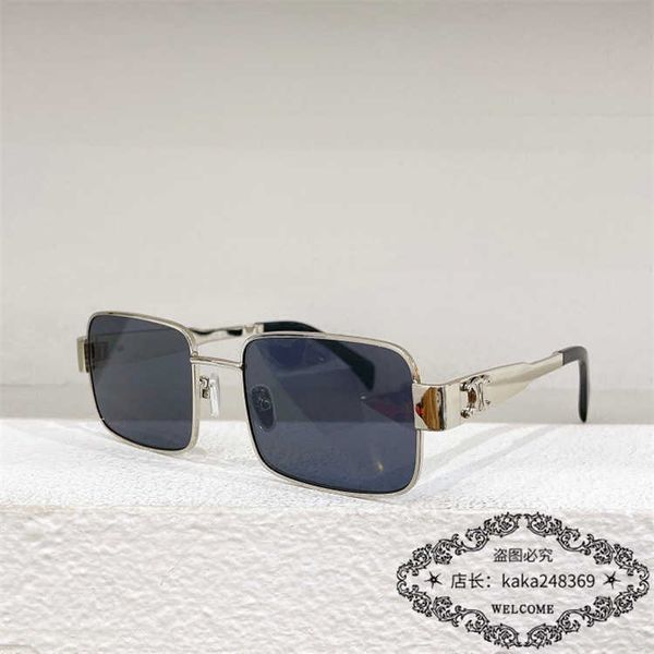 

22 triumphal arch square sunglasses ins the same fashionable metal sunglasses cl40236, White;black