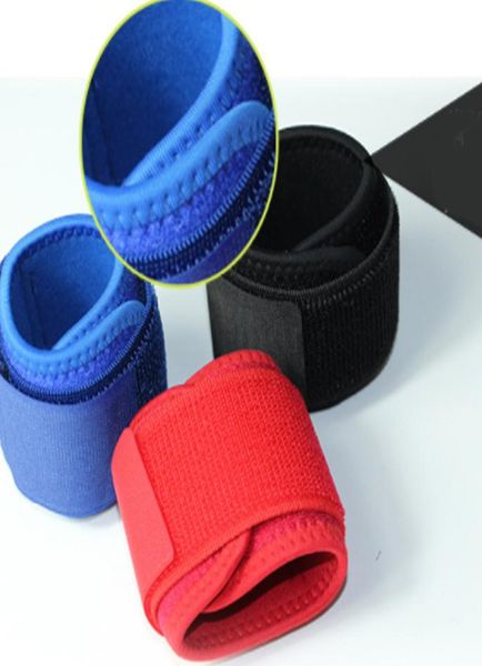 

adjustable wrist support breathable neoprene wrist brace strap compression pad for men and women working out wrist pain sprain a p6940477, Black;red
