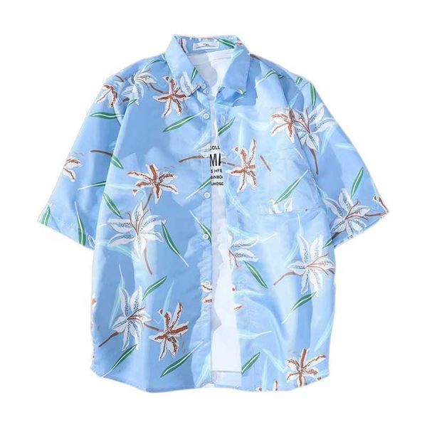 

customized poplin custom man beach wear men's shirts all over print hawaiian shirt q, White;black
