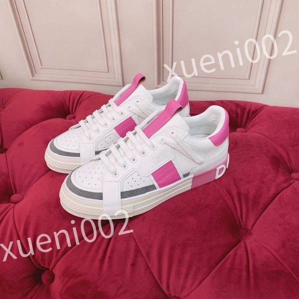

2023 new luxurys designer trainer sneaker casual shoes calfskin leather black white leather platform outdoor walking sneakers size 35-45