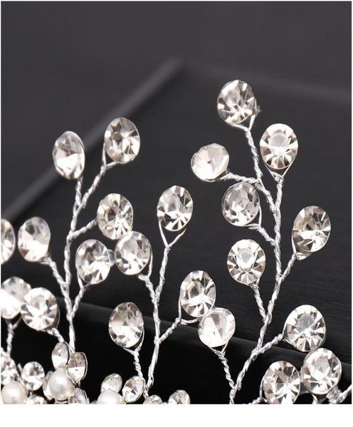 

silver color rhinestone hair comb floral head piece pearl wedding hair comb clip crystal bridal hairpin jewelry hair a jllwgo1267503