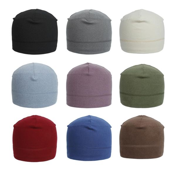 

sports beanie winter beanie fleece cap new hoods outdoor running warm riding helmet inner hat for boy and girls1162845, Yellow