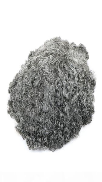 

10mm deep curly men toupee curly toupee african curly 1b40 color human hair toupee replacement system hairp8904088, Black