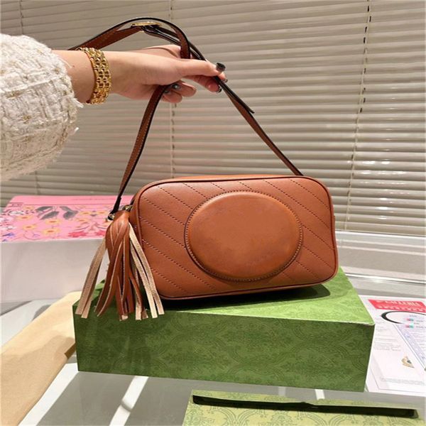 

luxury blondie cross body shoulder bag women chevron design bags genuine leather classical lady purse antique gold-toned hardware 21cm
