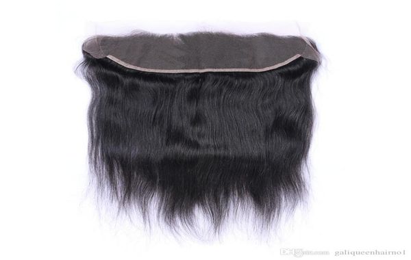 

brazilian straight hair 13x4 ear to ear pre plucked lace frontal closure with baby hair remy human hair part6373801, Black;brown