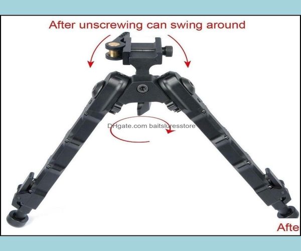 

others tactical accessories gear v9 outdoor bipod shooting gun metal bracket retractable sr5 drop delivery 2021 uyzei7228551