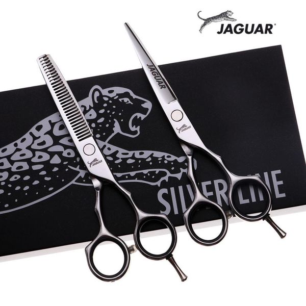 

salon 5.5" hair scissors professional hairdressing scissors set cutting+thinning barber shears silver/black styles