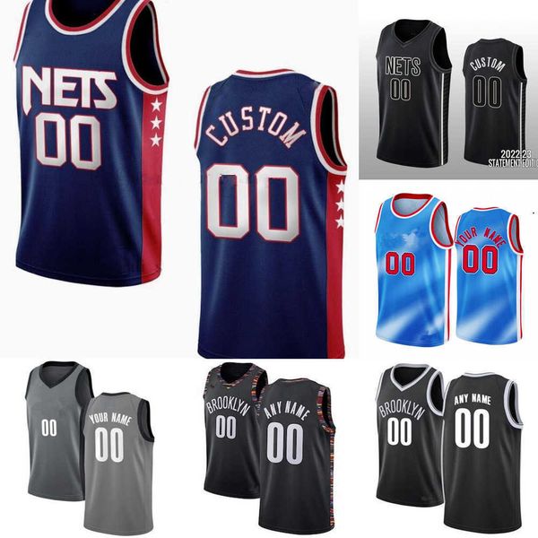 

2023 basketball jerseys men women youth brooklyn''nets''custom 6 david duke jr. 31 alondes williams 7 kevin durant 11 ky, Black;red