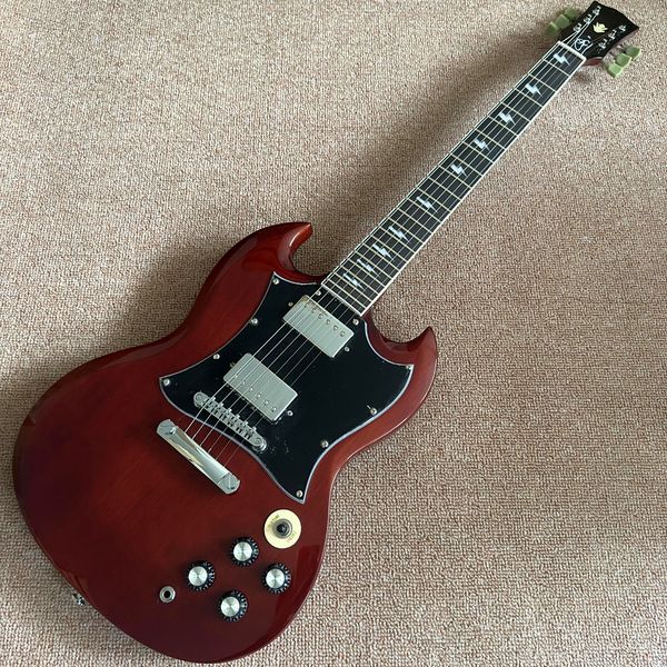 

custom shop, sg electric guitars, branded hardware, burgundy g400 guitars ing
