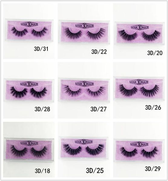 

medium and long section 3d mink eyelashes eye makeup mink false lashes soft natural thick fake eyelashes 16style dhl 1346836