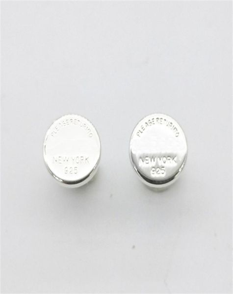 

women039s sterling silver classic round engraved letter earrings couple female 2204012068720, Golden;silver