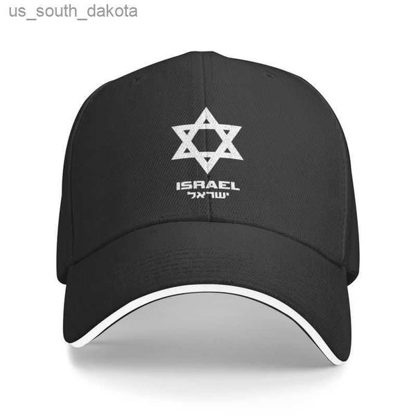 

personalized israel flag baseball cap men women breathable hanukkah je israeli dad hat streetwear l230523, Blue;gray