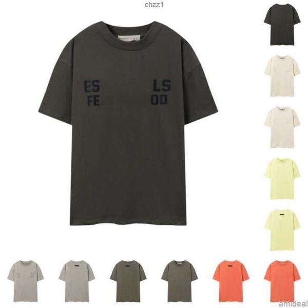 

summer mens designer essent t shirt essentail fashion tshirts womens loose tees luxury couples street hip hop short sleeve essentiel t-shirt, White;black