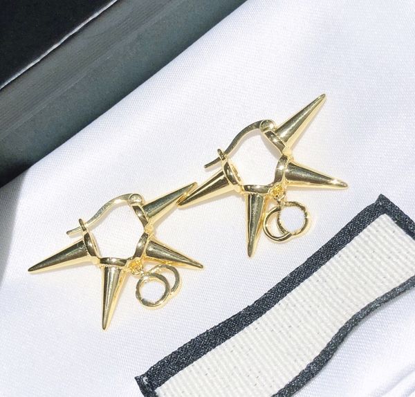 

gold letter earrings for woman earrings trend couple retro earrings fashion jewelry supply, Silver