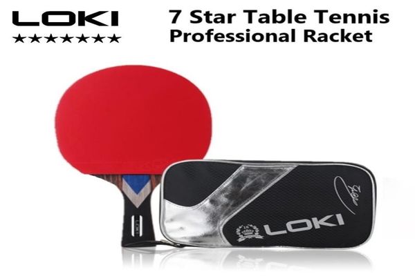 

loki 7 star table tennis racket professional offensive ping pong racket paddle with ittf certification gtx rubber 2011164990026