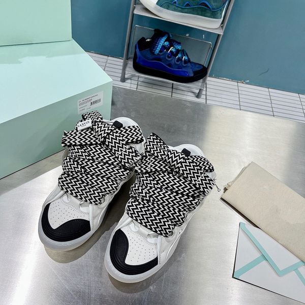 

2023 luxury brand casual shoes flat outdoor sneakers thick sole season tones brand classic men's shoes 0605, Black