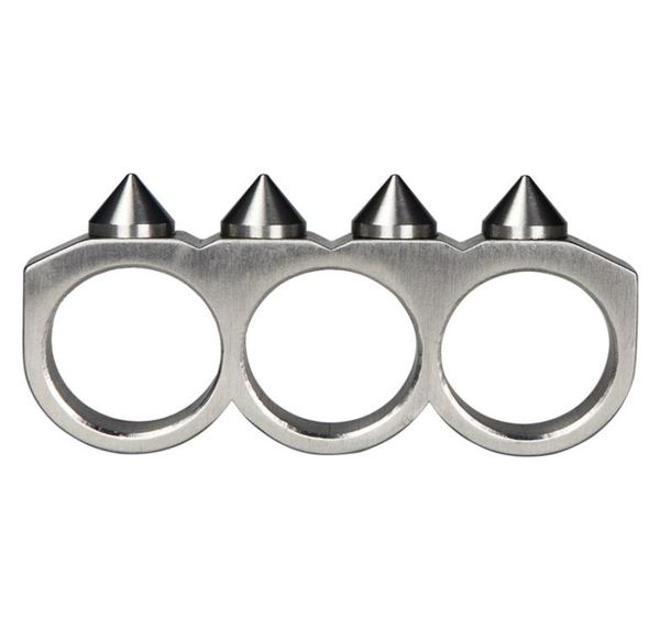 

stainless steel outdoor selfdefense threehole ring012348993558