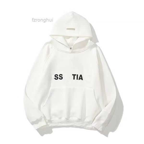 

ess men hoodie mens designer hoodies women clothes pullover sleeveless o-neck letter printed green overcoat fashion streetwear sweatshirt bl, Black