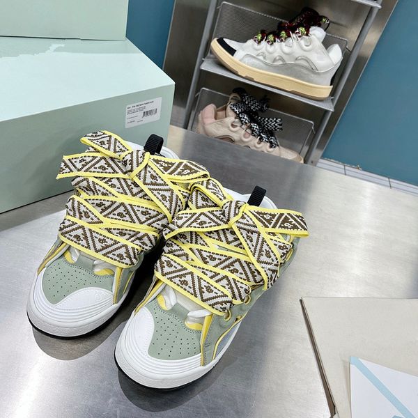 

2023 luxury boots brand platform shoes female trainers women sport sneakers ladies white chunky sneaker 0605, Black