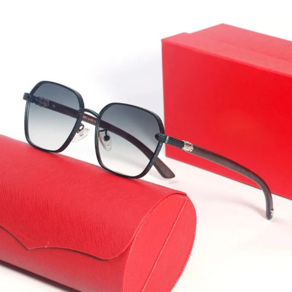 

sunglasses womens carti glasses wood sunglasses mens frame oversized mixed color adumbral mirror leg fashion shades digital p square framed, White;black