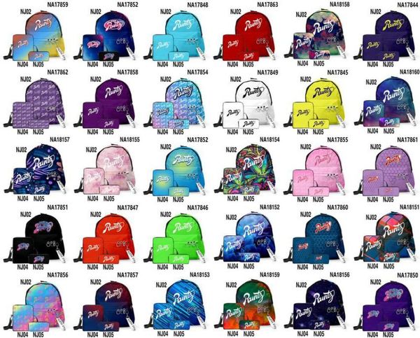 

3d digital print bag 3pcsset cookie packsack backwoods cigar knapsack runtz backpacks ecigarette printing cases pen shoder bags 8881603
