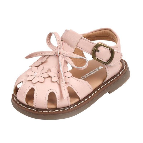 

first walkers kids shoes baby sneakers children toddler summer flower girls sandals leather f10148