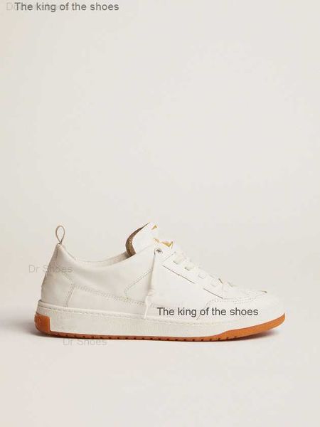 

low-small dirty shoes designer luxury version italian retro handmade womens yeah sneakers in optical white leather, Black