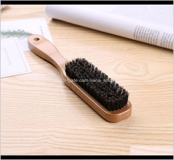 

brushes care tools products drop delivery 2021 wood handle set hard boar bristle combs for men women hairdressing hair styling b3099991, Silver