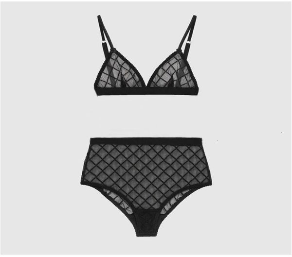 

ins tulle lace letter embroidered bras underwear women triangle bikinis swimsuit soft comfortable breathable lingerie7103547