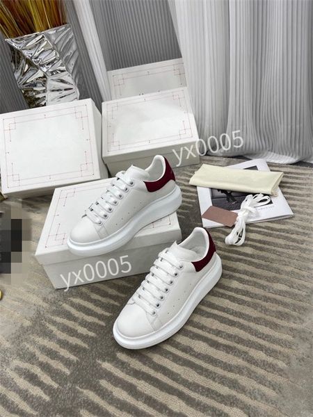 

new designer brand women men quality classics flat sneaker casual shoes leather white letter overlays fashion platfnorm sneakers2023, Black