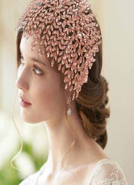 

jachon new arrival wedding headband crystal headpiece elegant handmade crystal bride wedding headdress8820246, Silver