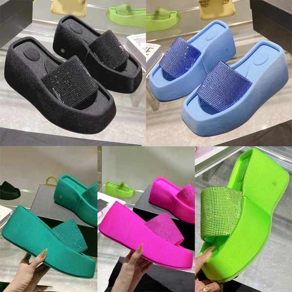 

alexander taji platform designer sandals wedges thick heels sole womens sandale slides black pink red dazzling wang slippers ladies fashion