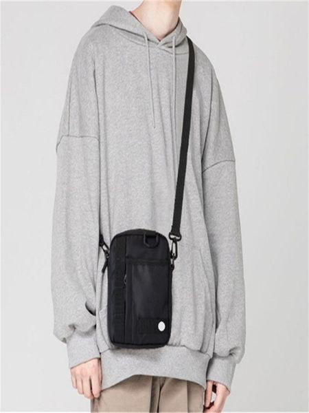 

men cross body nylon crossbody bag breast chest shoulder pouch waterproof packet phone1472505