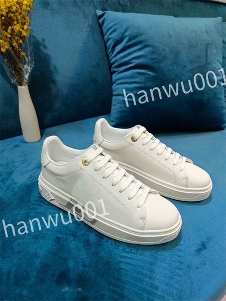 

luxury fashion quality womens genuine leather platform shoes womens outdoor mens designer casual trainers sneakers, Black
