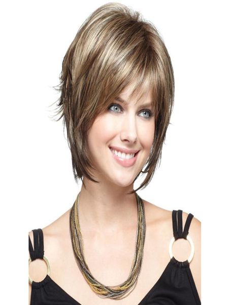 

fashion women wig short wigs0123456789101112134337135, Black