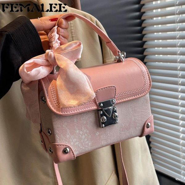 

shoulder bags fashion mobile phone box bag female scarf trend small crossbody for women designer hand held