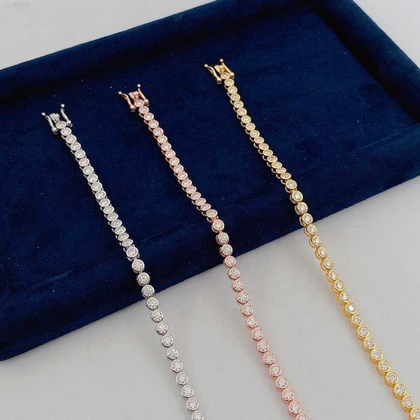 

wholesale price new arrival hip hop gold plated sterling silver necklace moissanite tennis chain bracelet