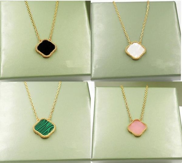 

fashion designer fourleaf clover pendant necklaces love luxury women screw necklace party wedding couple gift vc9047466, Silver