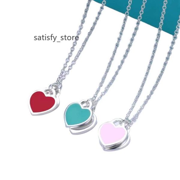 

designer necklace for women girls' necklace love necklaces fashion jewellery custom chain elegance heart pendant necklaces gifts, Silver