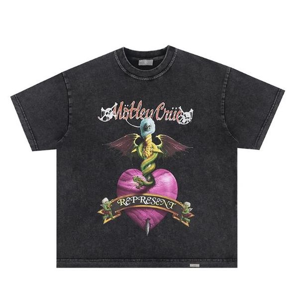 

men's plus tees print t shirt 23ss nice cotton m l xl, Black;brown