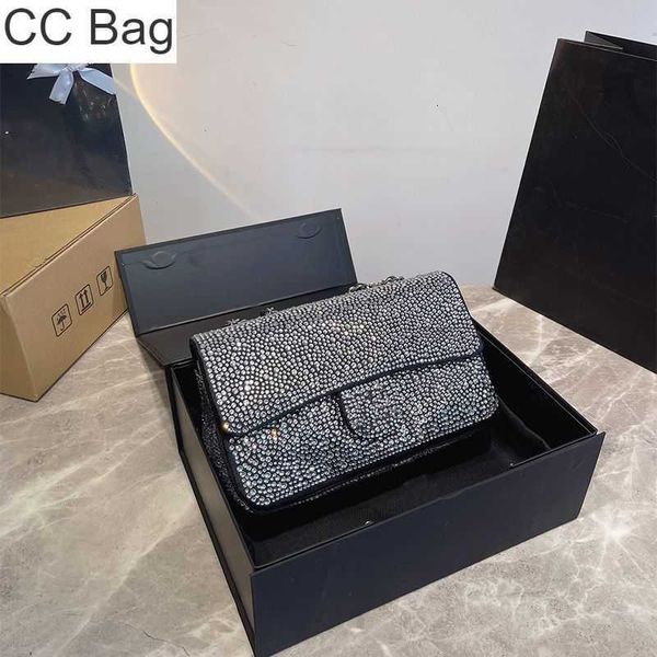 

cc bag 9a designer bags fashion bags street outdoor sacoche ladies luxury full diamond messenger bag silver chain shoulder wallet handbag e3, White