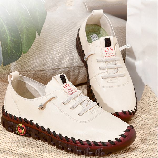

summer flat women's shoes 2023 orthopedic loafers woman moccasins stitched slip on ballet flats for women nurse shoes medical, Black
