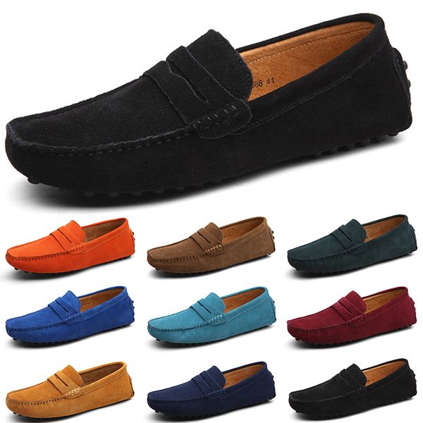 

men casual shoes solid color black breathable silvers taupe grey dark red jogging walking low soft multi leather mens trainer outdoor sneake