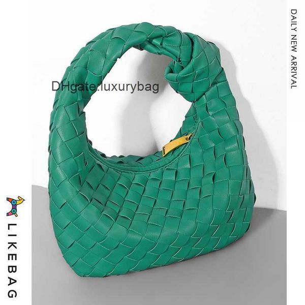 

aaaaabotteg uneta jodie mini teen intrecciato fashion new knitting cloud bag small crowd design dumpling bag handbag knot handbag