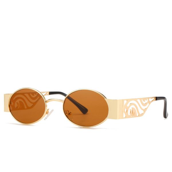 

sunglasses for women men luxury brand sunglasses steampunk sunglasses men's retro oval small frame sunglasses women's fashion cut-, White;black